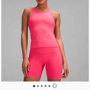 Lulu lemon align tank and biker shorts set